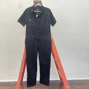 Wildfang - size Large, black short sleeved coverall